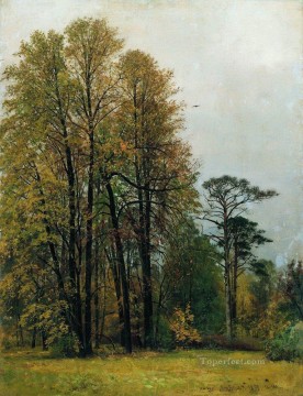 1892 年の秋の古典的な風景イワン・イワノビッチの木々 Oil Paintings